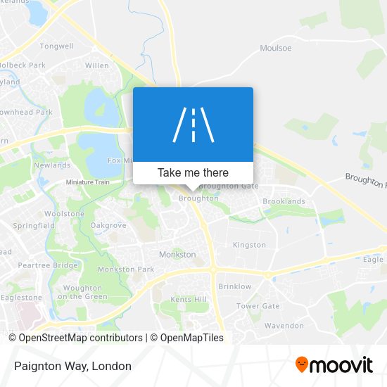 Paignton Way map