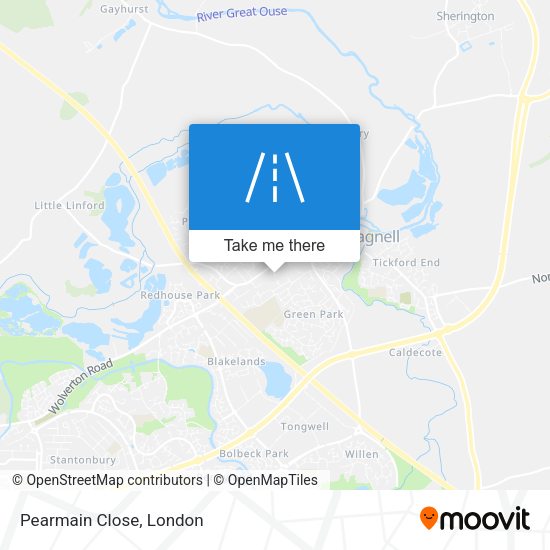 Pearmain Close map