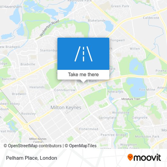 Pelham Place map