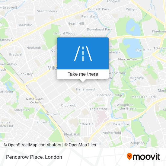 Pencarow Place map