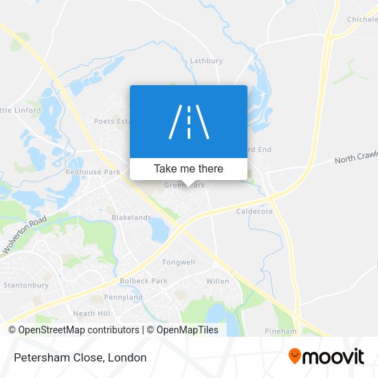 Petersham Close map