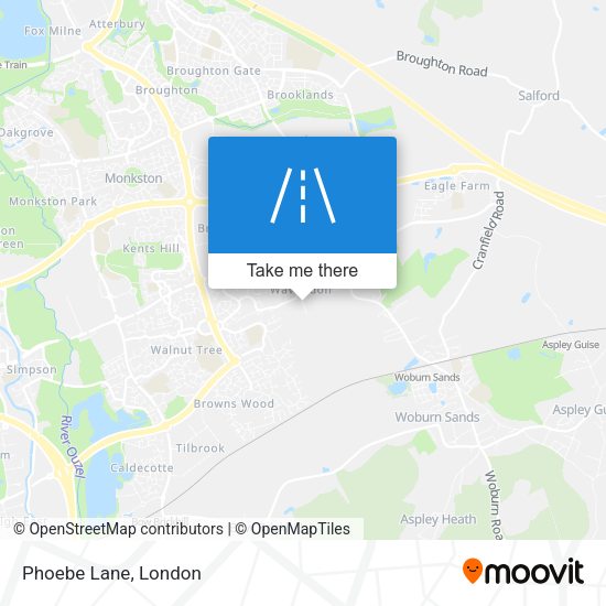 Phoebe Lane map
