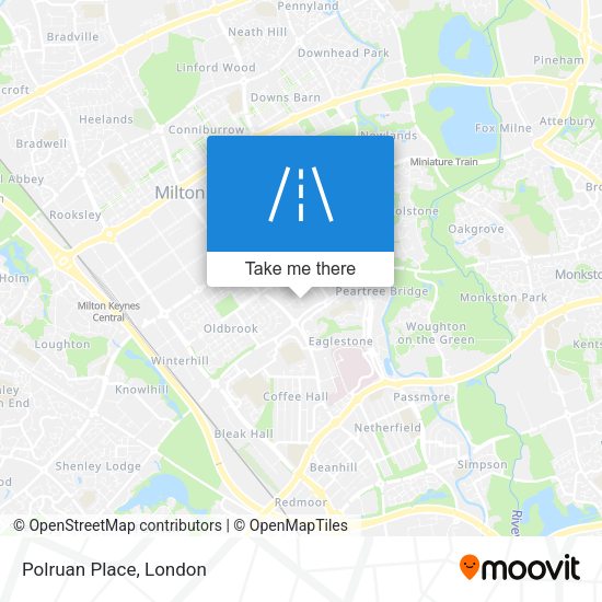 Polruan Place map