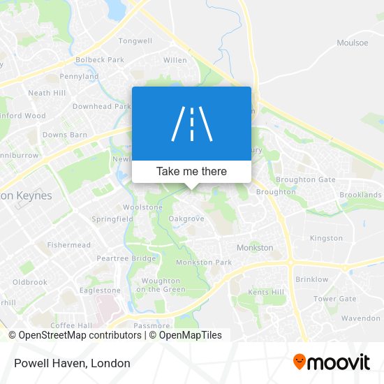 Powell Haven map