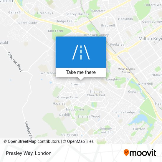 Presley Way map