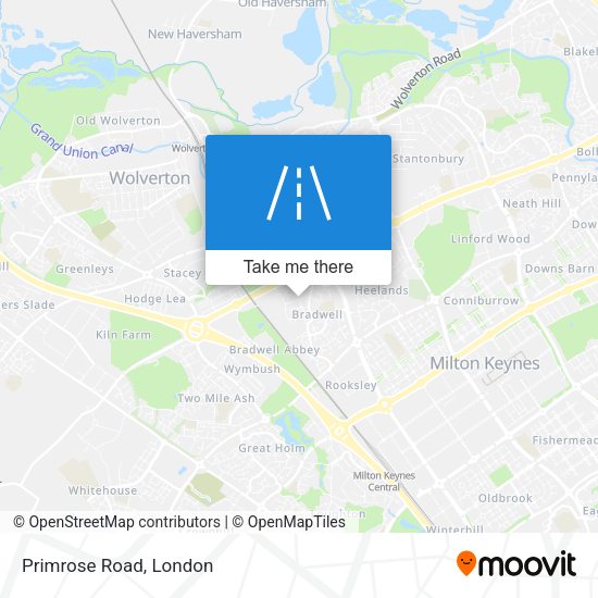 Primrose Road map