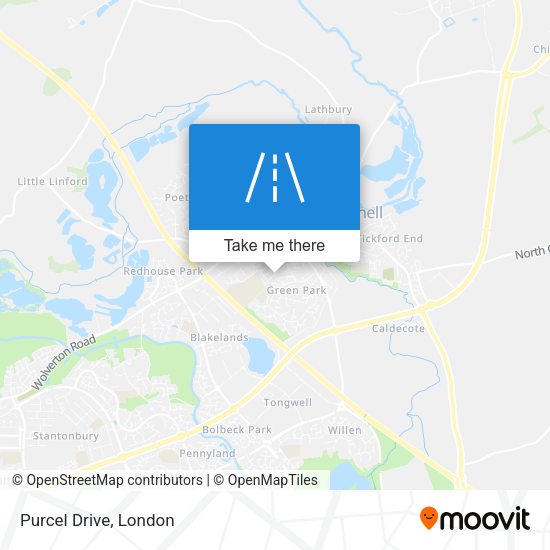 Purcel Drive map