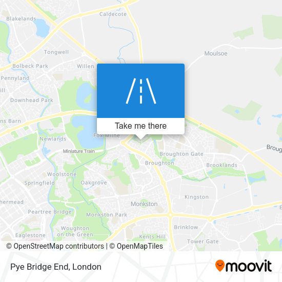 Pye Bridge End map