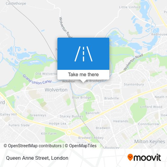 Queen Anne Street map