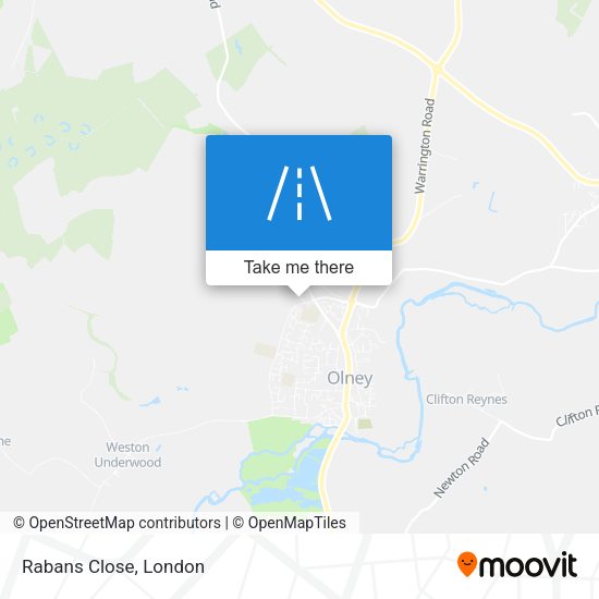 Rabans Close map