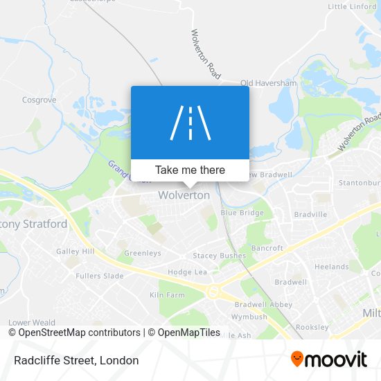 Radcliffe Street map