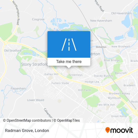 Radman Grove map