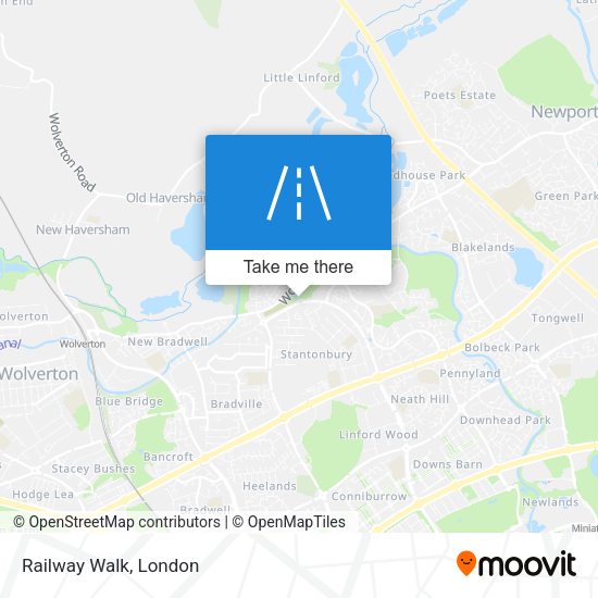 Railway Walk map