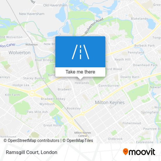Ramsgill Court map