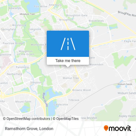 Ramsthorn Grove map