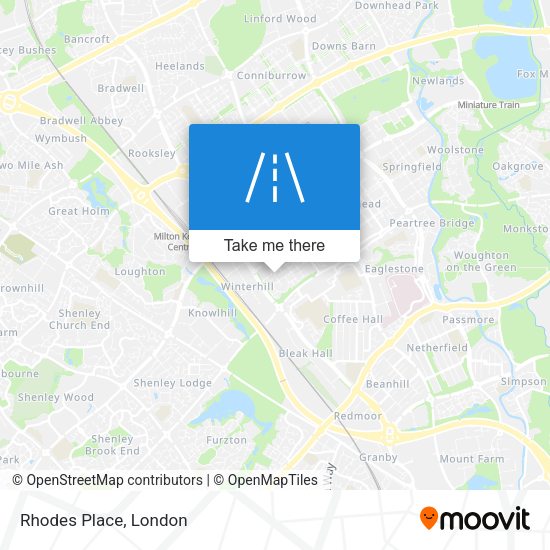 Rhodes Place map