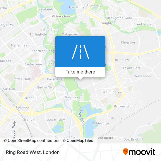 Ring Road West map
