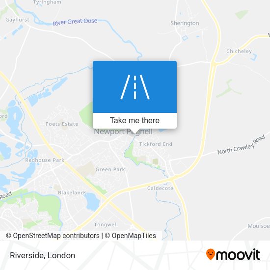 Riverside map