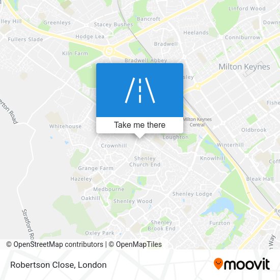 Robertson Close map