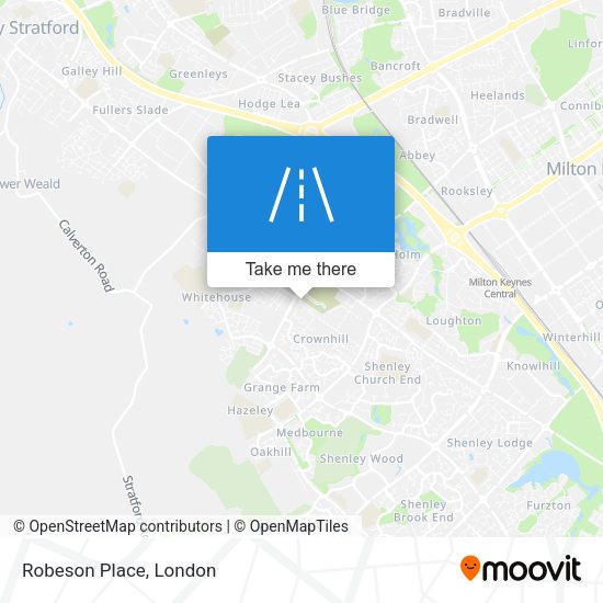 Robeson Place map
