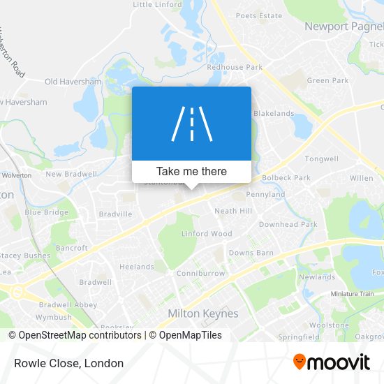 Rowle Close map