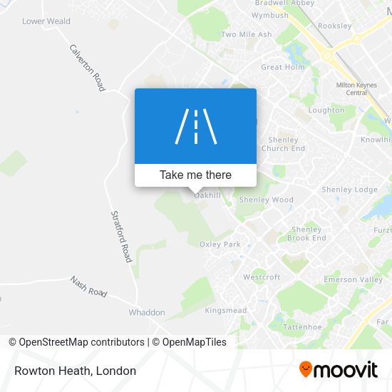 Rowton Heath map