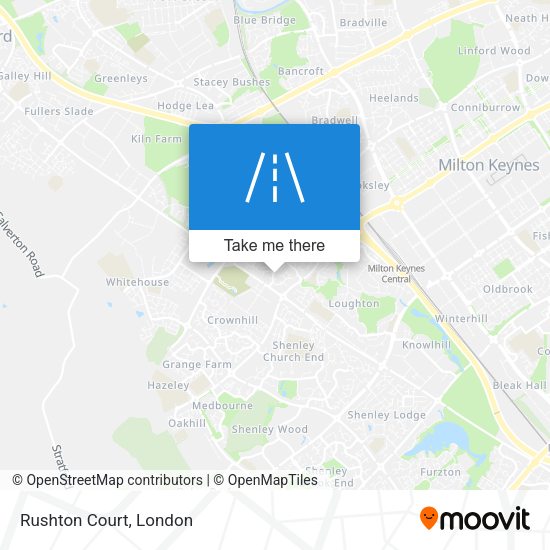 Rushton Court map