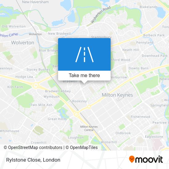 Rylstone Close map