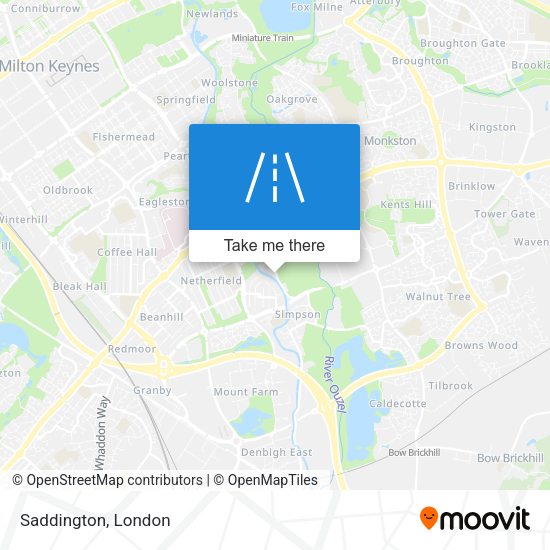 Saddington map