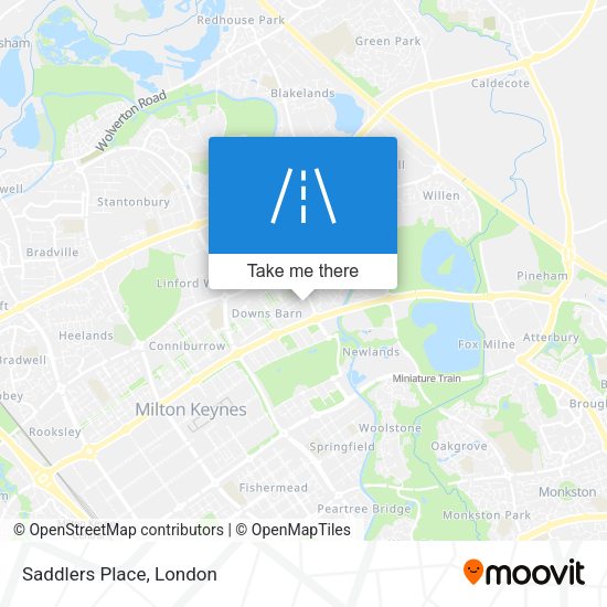 Saddlers Place map