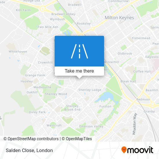 Salden Close map