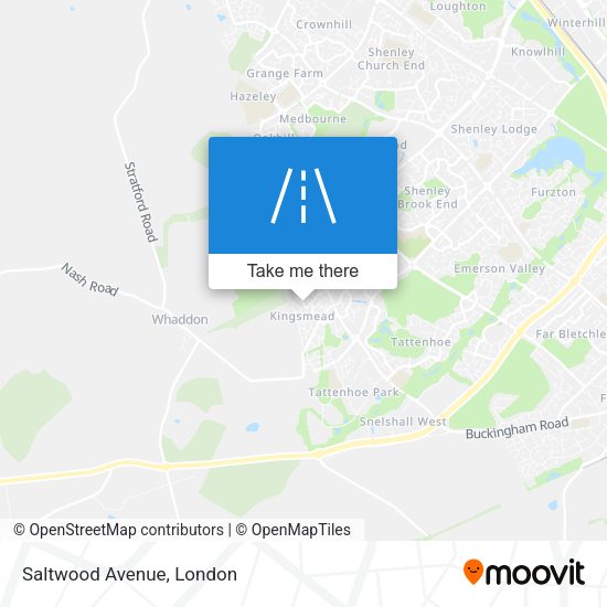 Saltwood Avenue map