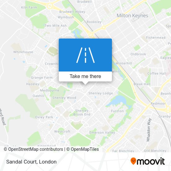 Sandal Court map