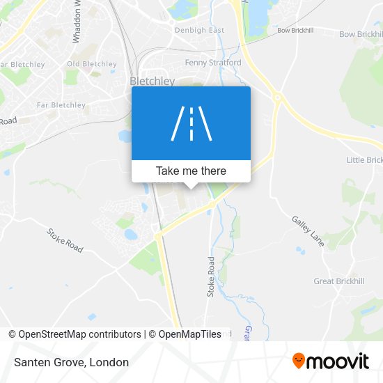 Santen Grove map