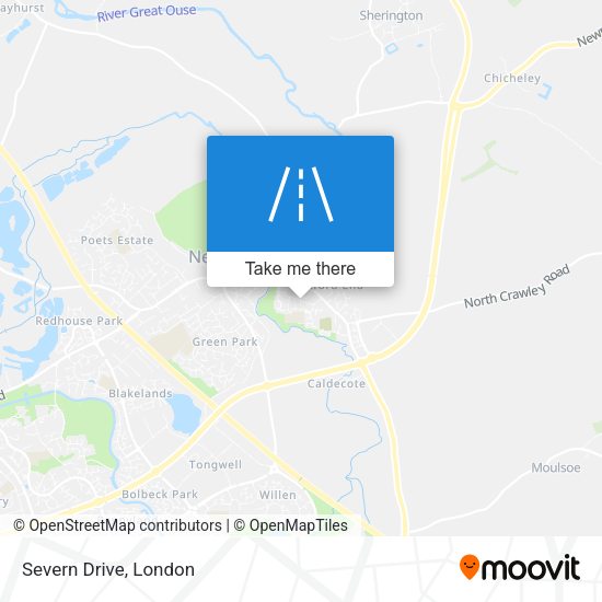 Severn Drive map