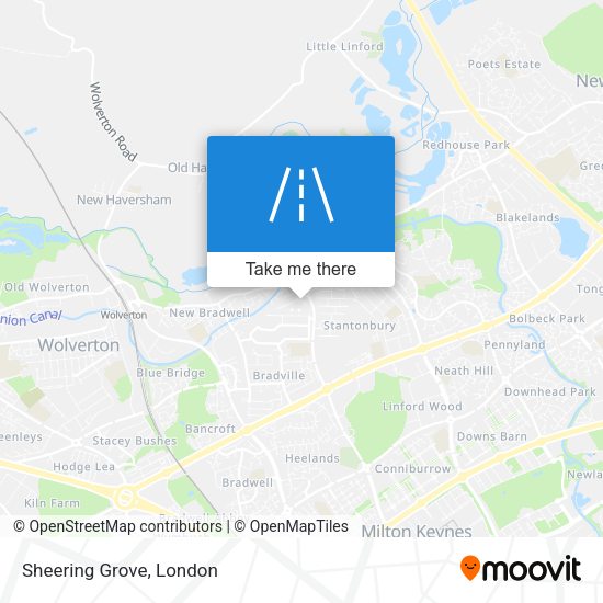 Sheering Grove map