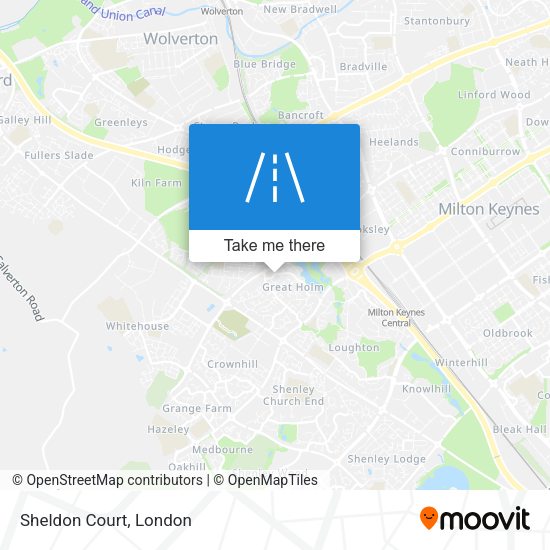 Sheldon Court map