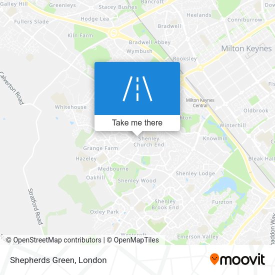 Shepherds Green map