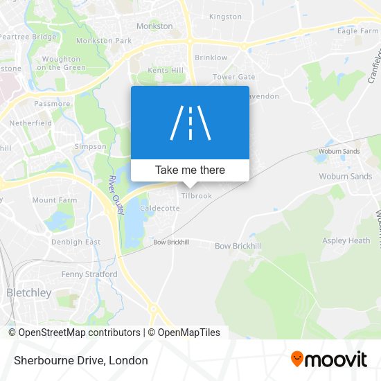 Sherbourne Drive map