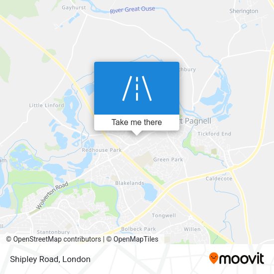 Shipley Road map