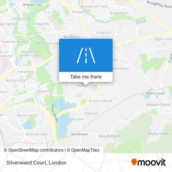Silverweed Court map