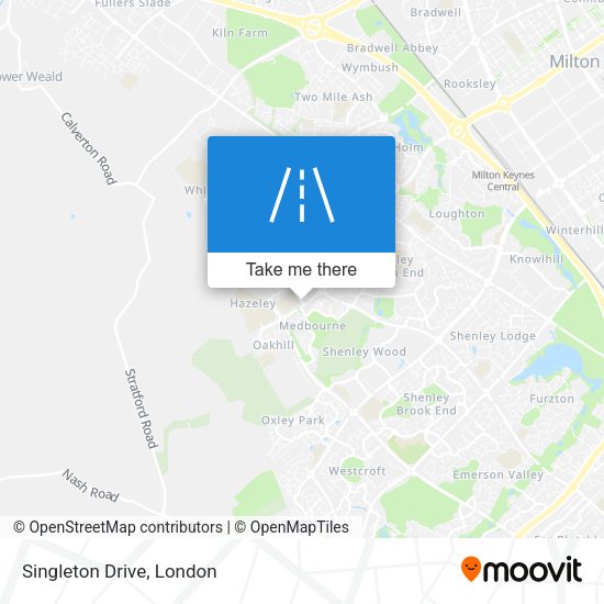 Singleton Drive map