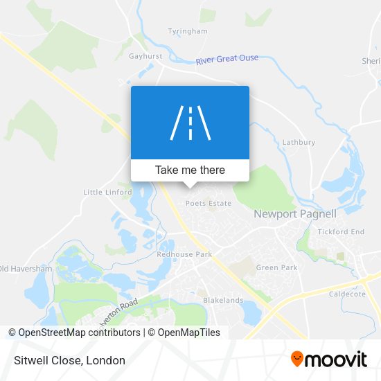 Sitwell Close map