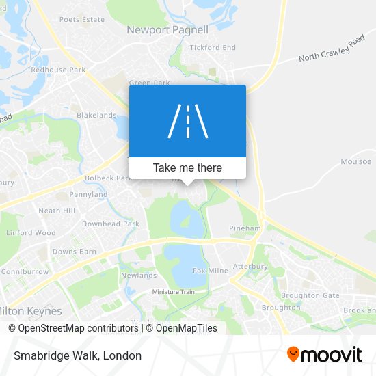 Smabridge Walk map