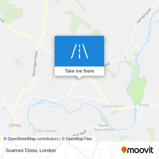 Soames Close map