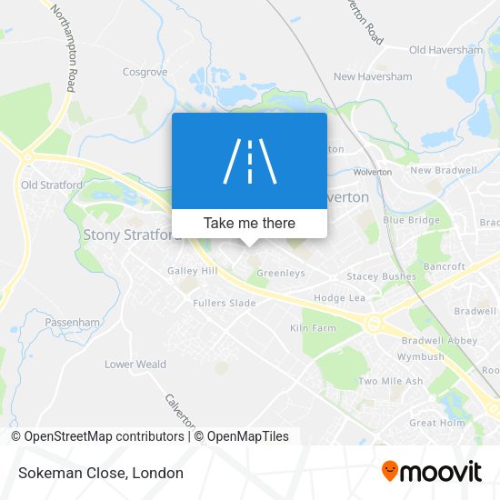 Sokeman Close map