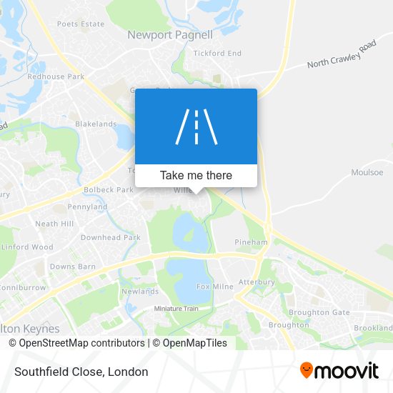 Southfield Close map