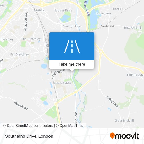 Southland Drive map
