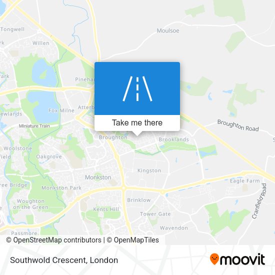 Southwold Crescent map