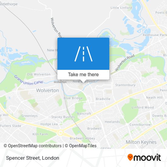 Spencer Street map